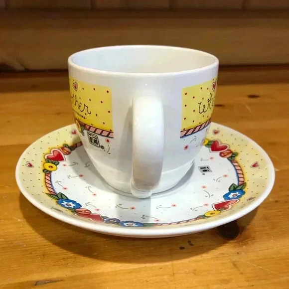 Mary Engelbreit Grandmother Tea Cup and Saucer - Picture 10 of 10